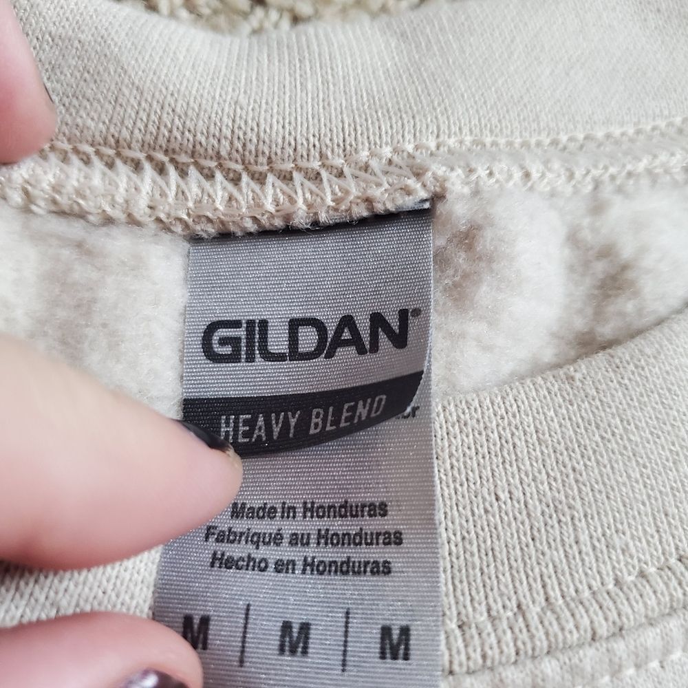 Mama Crewneck Sweater Cream Medium - Picture 3 of 5